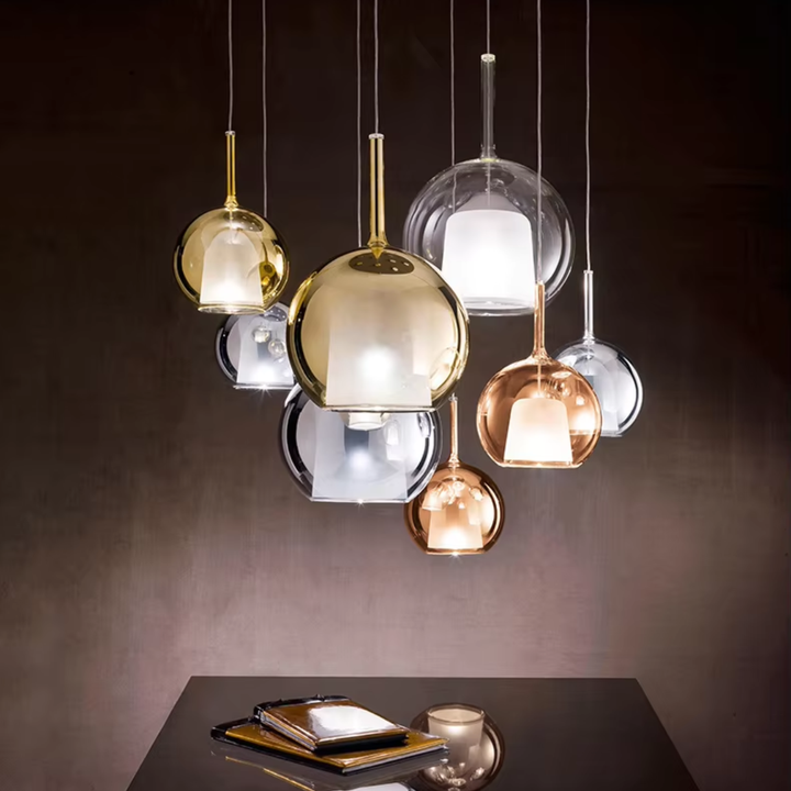 CelestialGlow Light - Moderne Glass Pendellampe | Luvikno