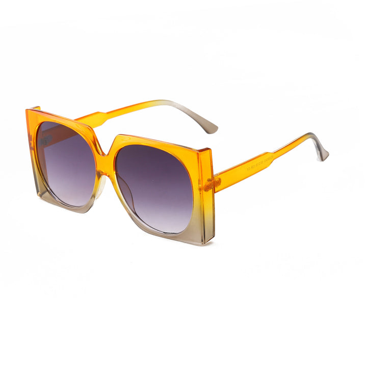 Dame Oversized solbriller i elegant ramme Luvikno