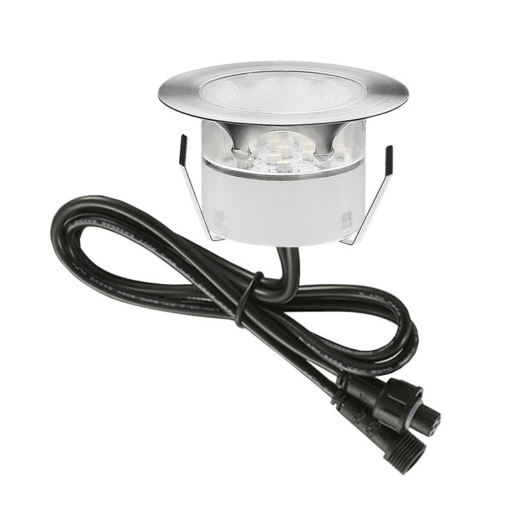 Luvikno | 45 mm RGB fargeendrende LED gulvlampe dekklampe nedgravd lampe stiglampe sti-lampe hagelampe