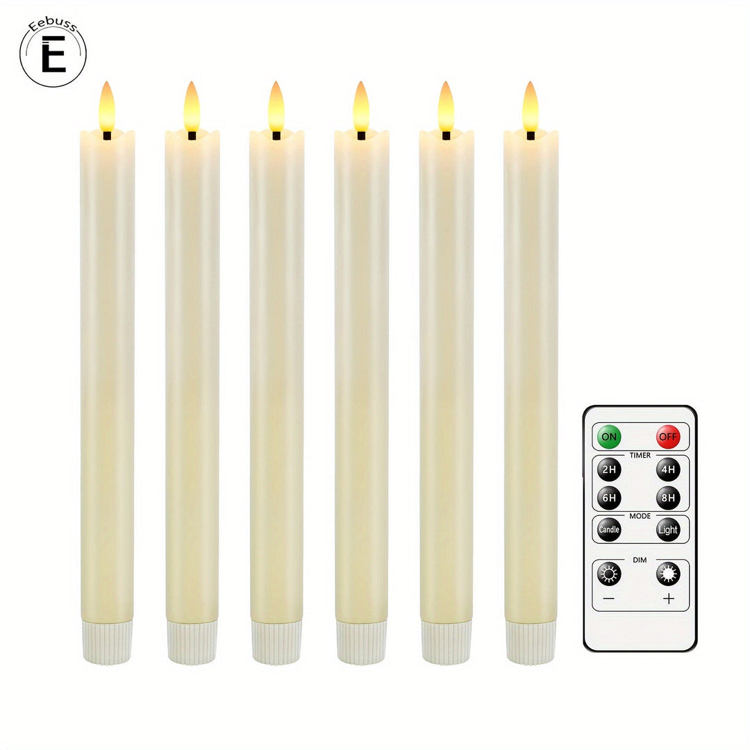 Eebuss Flameless Cone Candles – Realistisk LED Effekt Luvikno