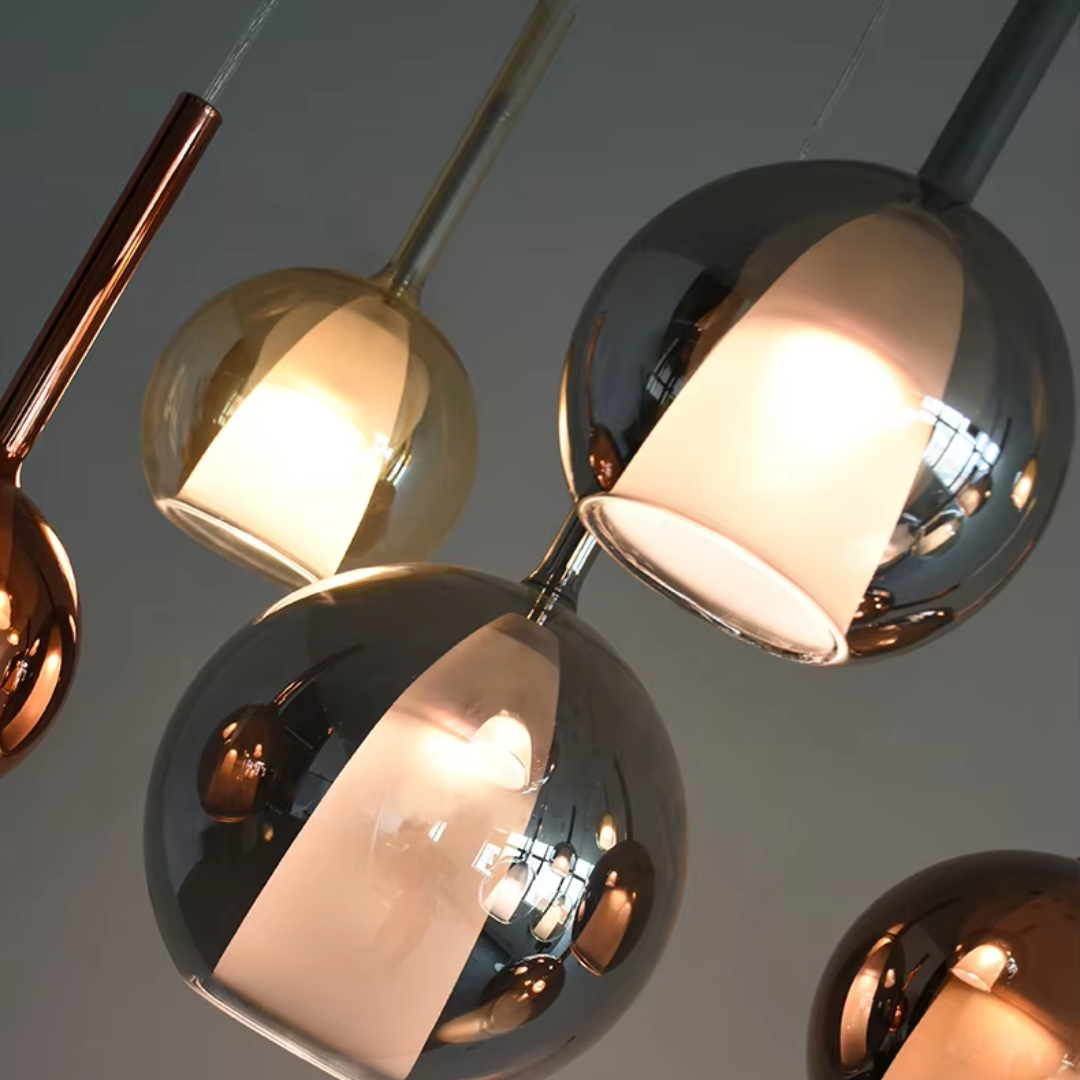 CelestialGlow Light - Moderne Glass Pendellampe | Luvikno