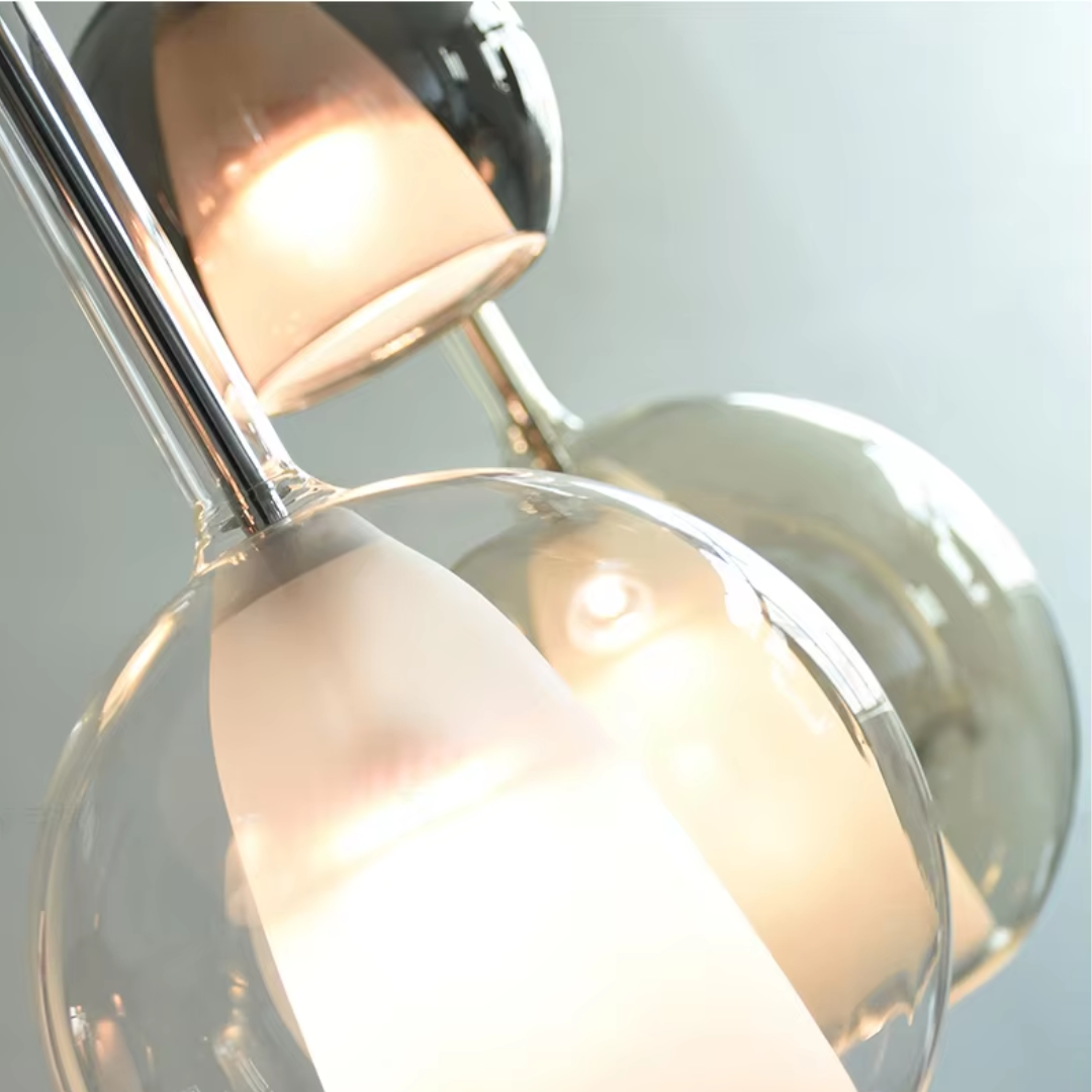 CelestialGlow Light - Moderne Glass Pendellampe | Luvikno