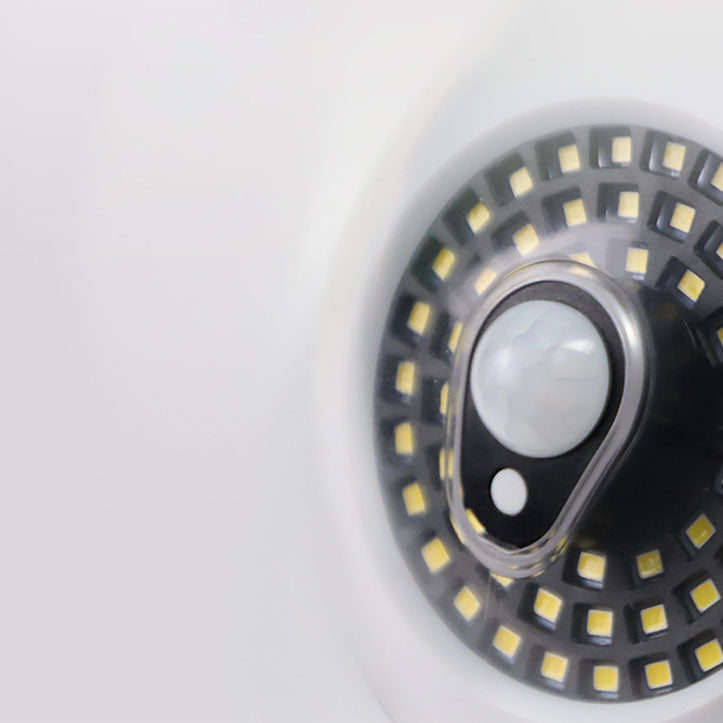 Solar Body Sensor Rund Form LED Patio Utendørs Vegglys Lampe | Luvikno