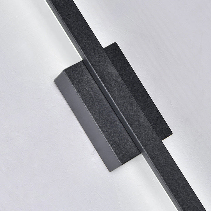 Industriell Minimalistisk Lang LED Jern Vegglamper for Moderne Stueinnredning og Stilfull Belysning Luvikno