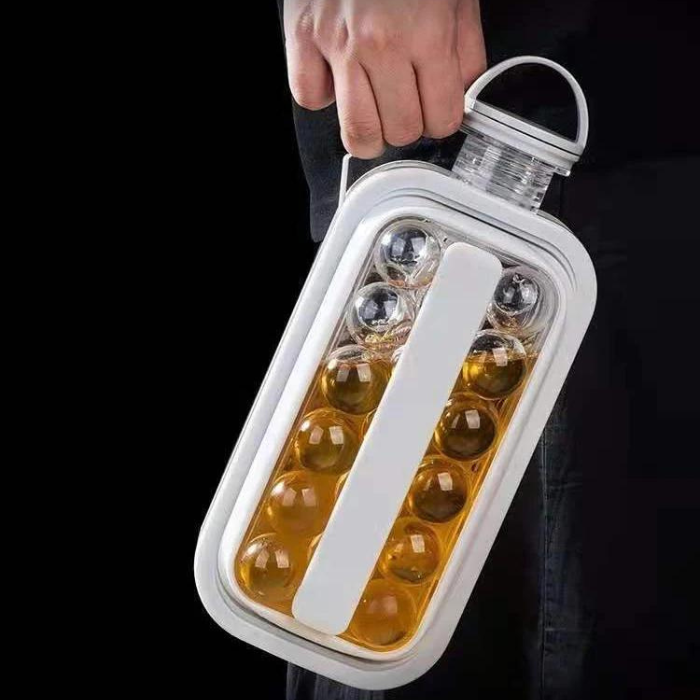 Plassbesparende isbitmaker for forfriskende delikatesser hjemme | Luvikno