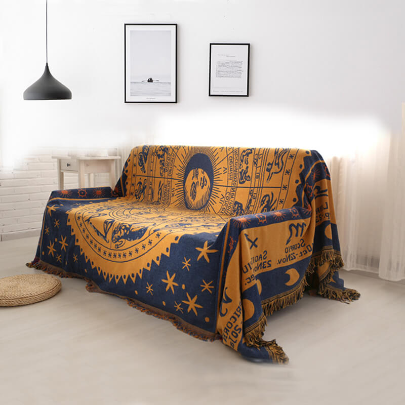 Bohemske strikkede kaster for sofasmykke | Luvikno