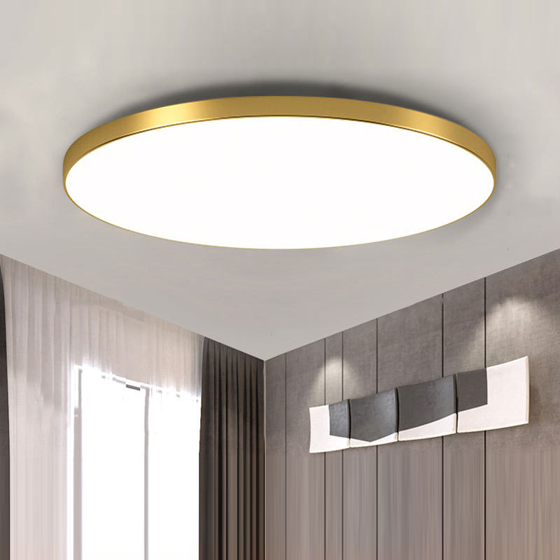 Taklys Rund LED Moderne Flush Fixture Luvikno