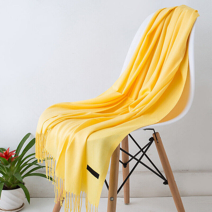 Luvikno | Edel Cashmere Skjerf Bria Stilig Lang Myk