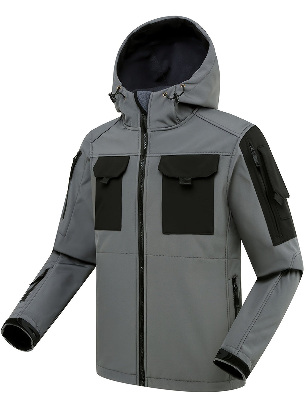 Luvik | Vedenpitävä miesten softshell-takki hupulla