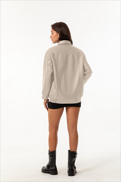 Luvik | Käänteinen nahkatakki