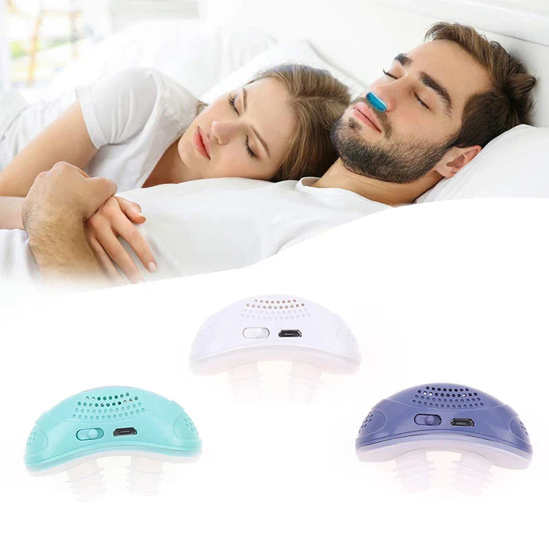 Microelektronisk CPAP-enhet mot snorking Luvikno