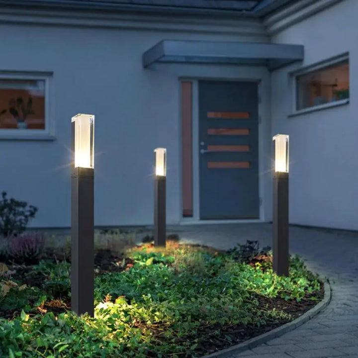 Moderne hagelampe laget av aluminium - Værbestandig LED utendørsbelysning | Luvikno