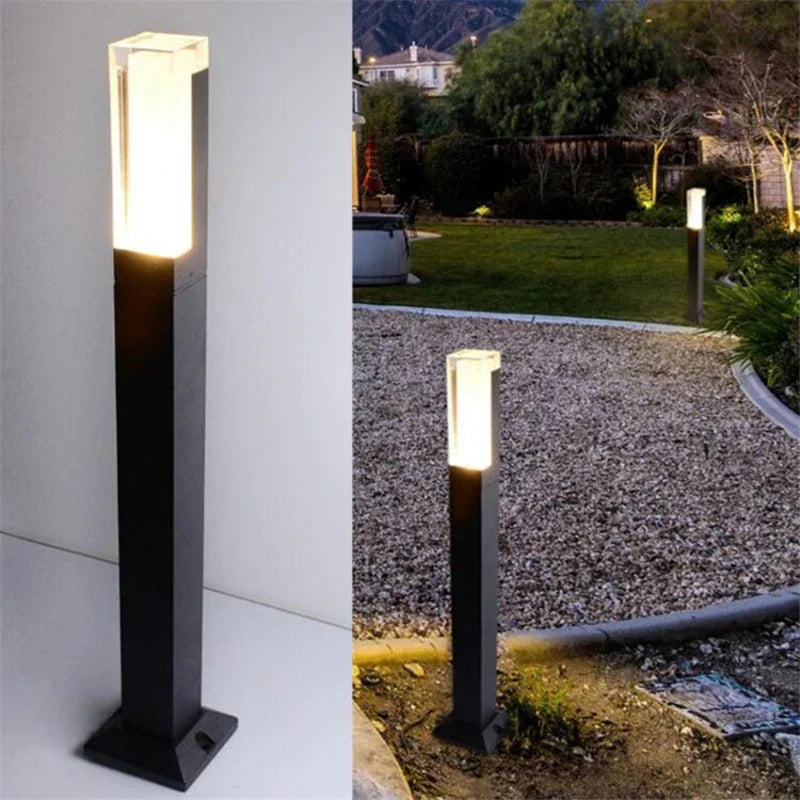 Moderne hagelampe laget av aluminium - Værbestandig LED utendørsbelysning | Luvikno