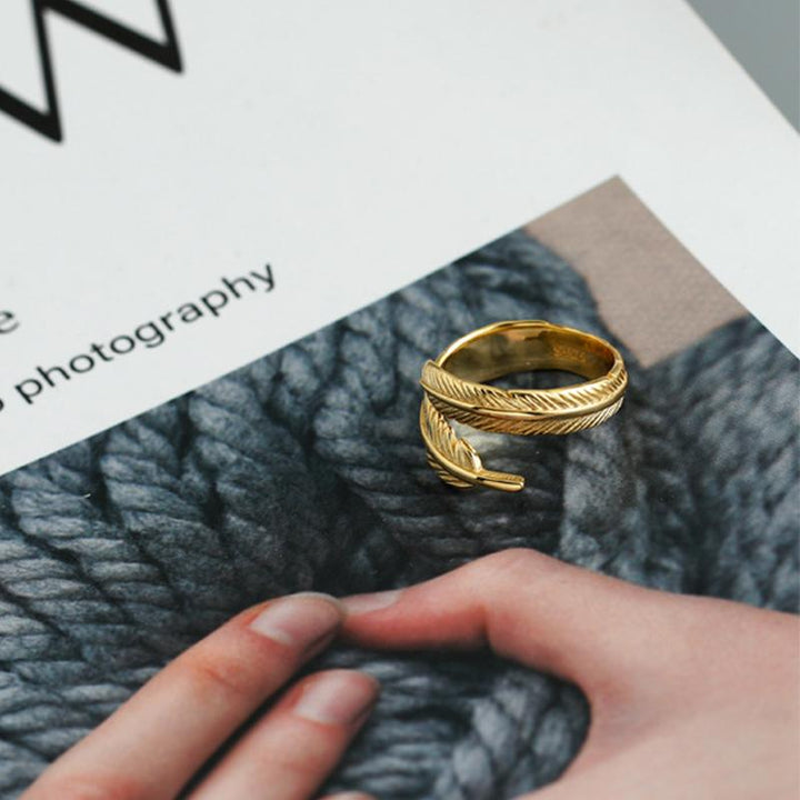 Justerbar Golden Spring Ring | Luvikno