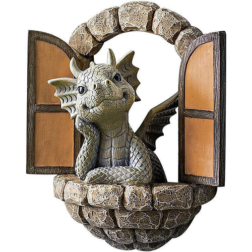 Søt Drage Statue Ornament | Luvikno