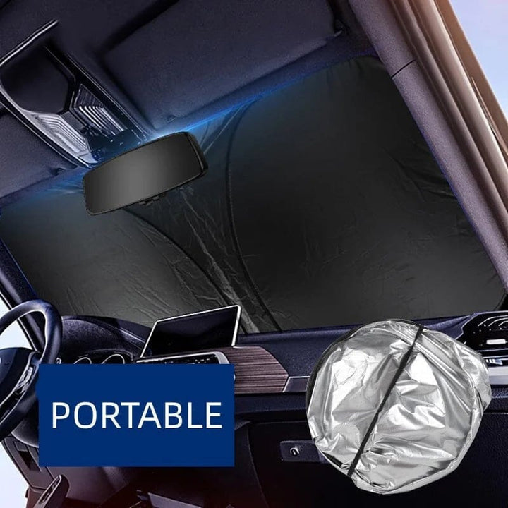Windshield Solskjerm Foldsbar Solskjerm | Luvikno