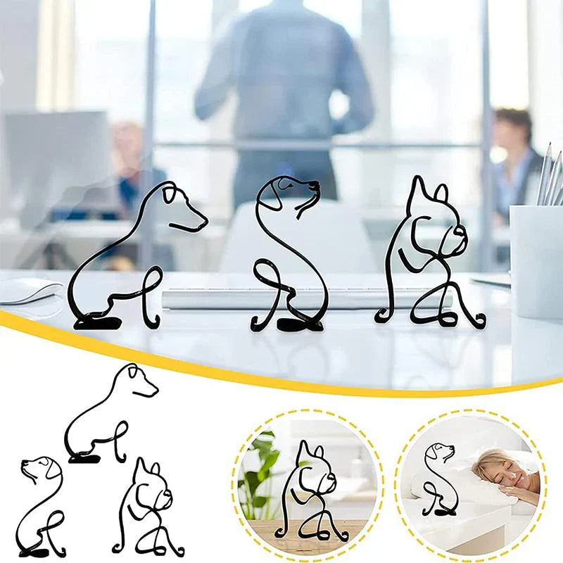 Luvikno | Hundekunst Skulptur Hjemdekorasjon