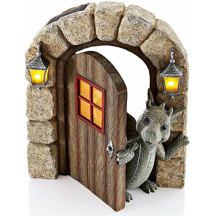 Søt Drage Statue Ornament | Luvikno