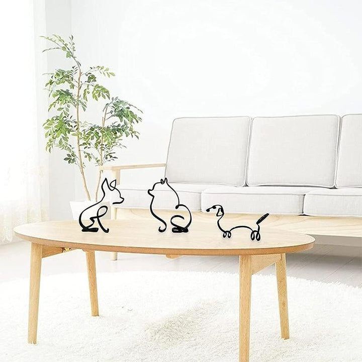 Luvikno | Hundekunst Skulptur Hjemdekorasjon