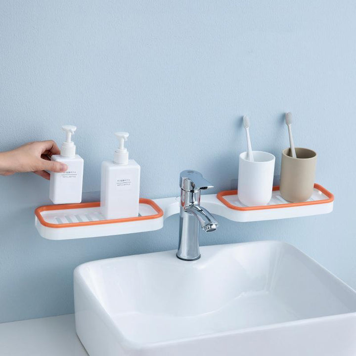 Bad 180° Rotatable Hjørne Punch-Free Rack | Luvikno