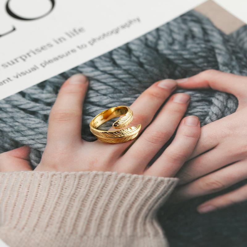 Justerbar Golden Spring Ring | Luvikno
