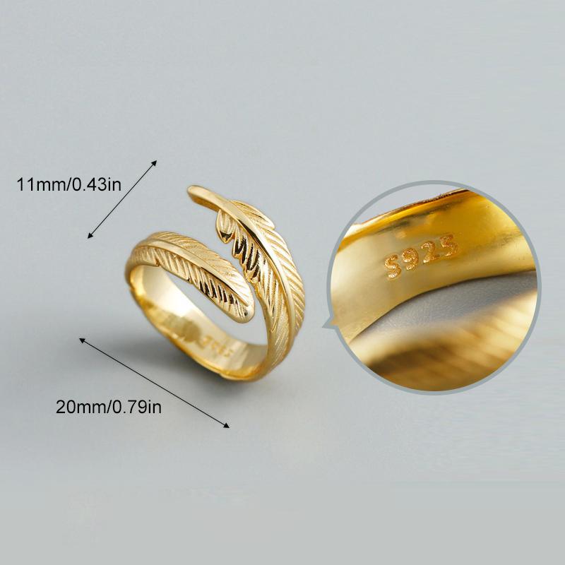 Justerbar Golden Spring Ring | Luvikno