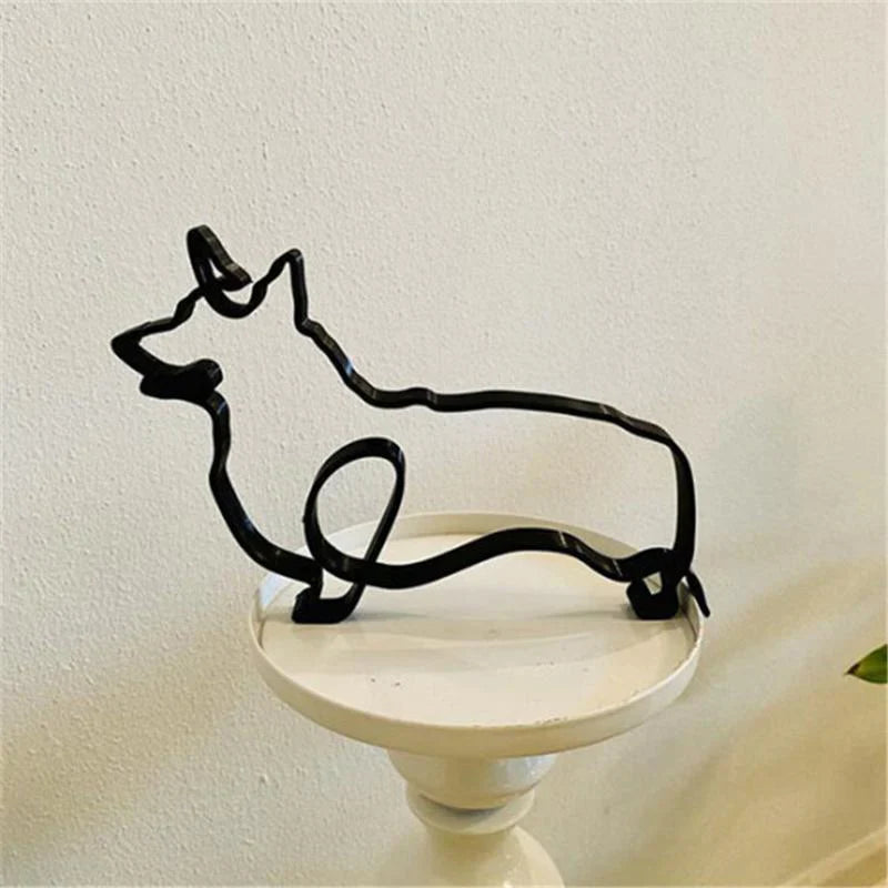 Luvikno | Hundekunst Skulptur Hjemdekorasjon