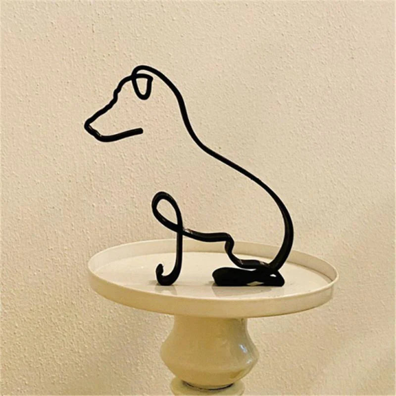 Luvikno | Hundekunst Skulptur Hjemdekorasjon