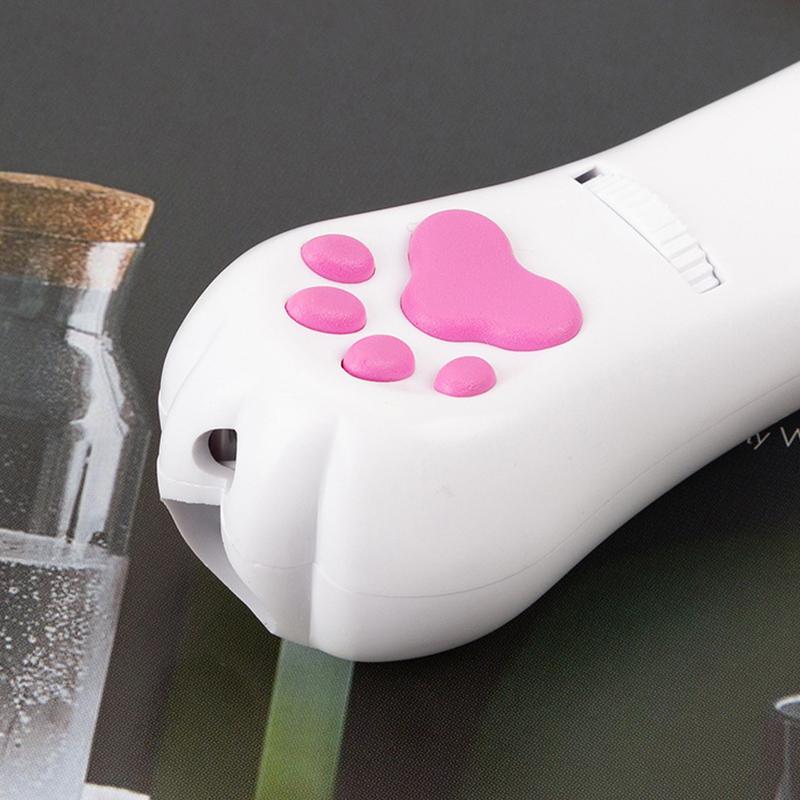 PurrPlay USB oppladbar kattelekelykt – Interaktiv LED-lampe med 4 mønstre | Luvikno
