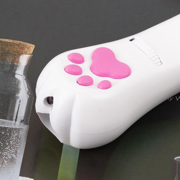 PurrPlay USB oppladbar kattelekelykt – Interaktiv LED-lampe med 4 mønstre | Luvikno
