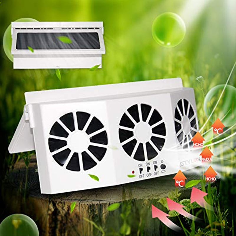 Solar Vehicle Exhaust Fan | Luvikno