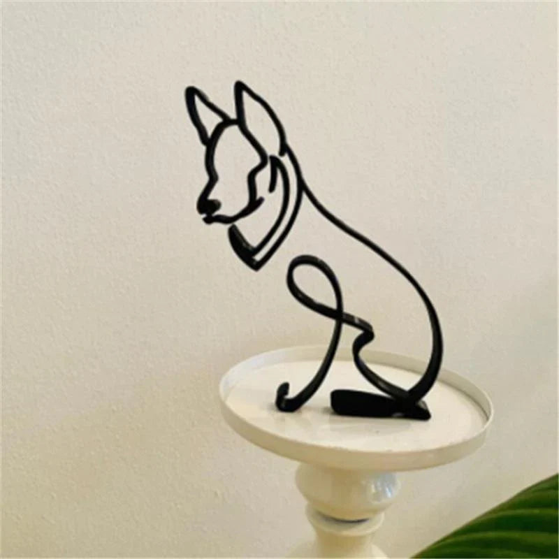 Luvikno | Hundekunst Skulptur Hjemdekorasjon