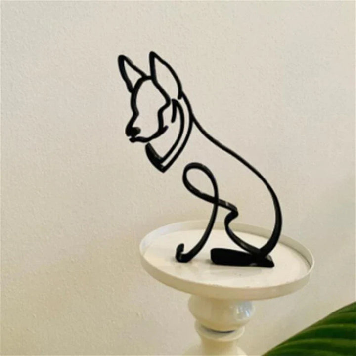 Luvikno | Hundekunst Skulptur Hjemdekorasjon