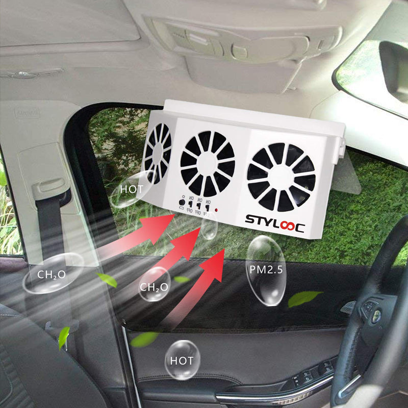 Solar Vehicle Exhaust Fan | Luvikno