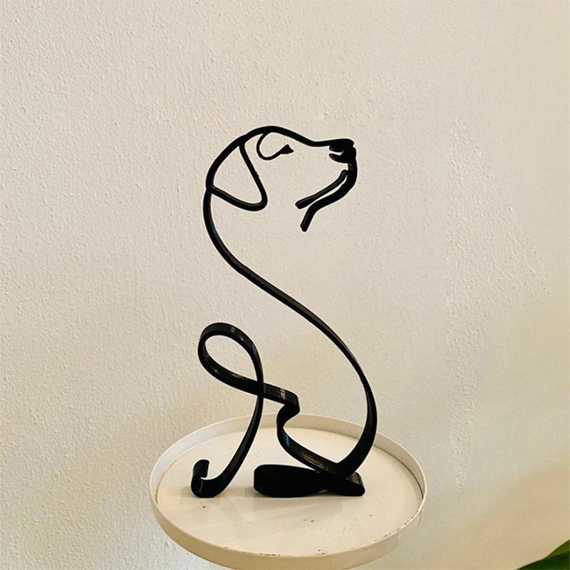 Luvikno | Hundekunst Skulptur Hjemdekorasjon
