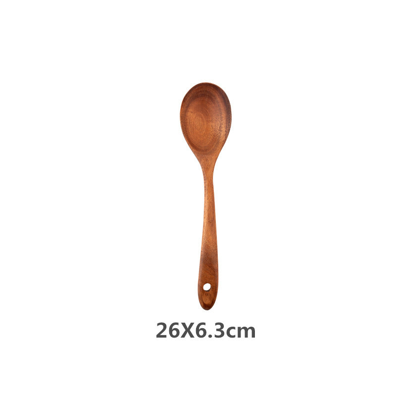 Teak Wood Bestikksett | Luvikno