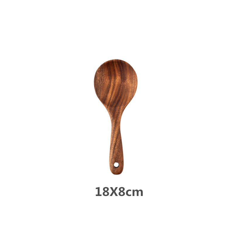 Teak Wood Bestikksett | Luvikno