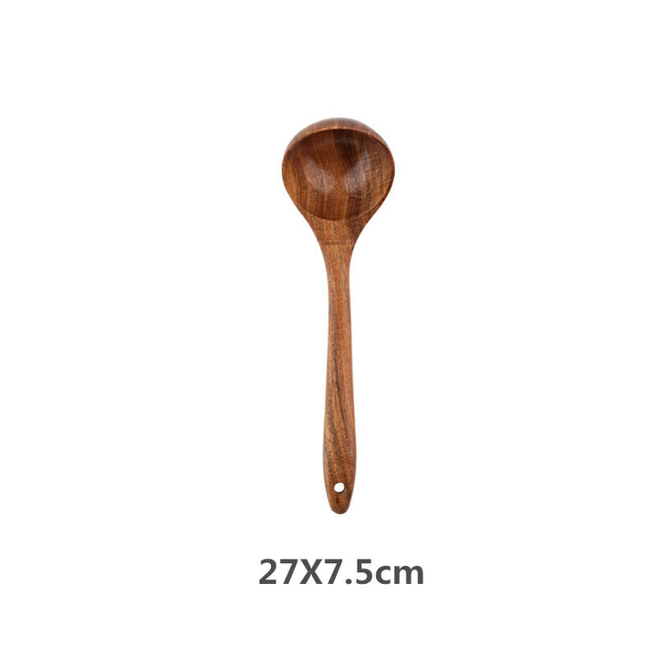Teak Wood Bestikksett | Luvikno