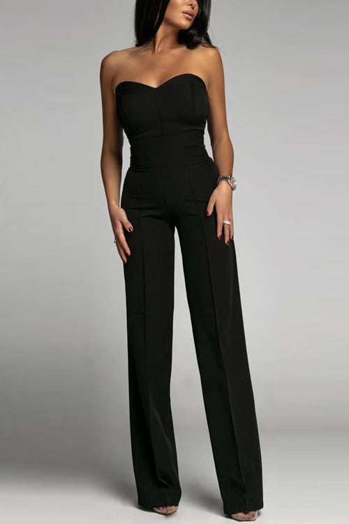 Luvik | Off-Shoulder Korsett Jumpsuit