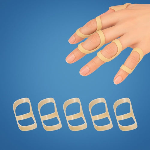 8 Ring Splint – Smertelindring Stabilitet – Vanntett Plast – Daglig Bruk for Fingerbelastning Luvikno