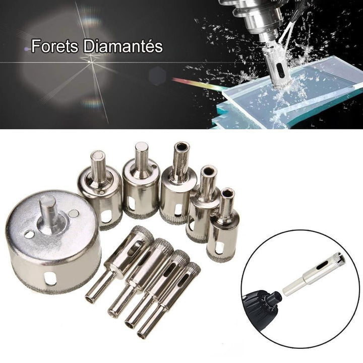 Diamant borhammer S (10 deler) | Luvikno