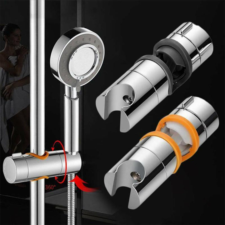 Justerbar dusjhodeholder for glidestang | Luvikno