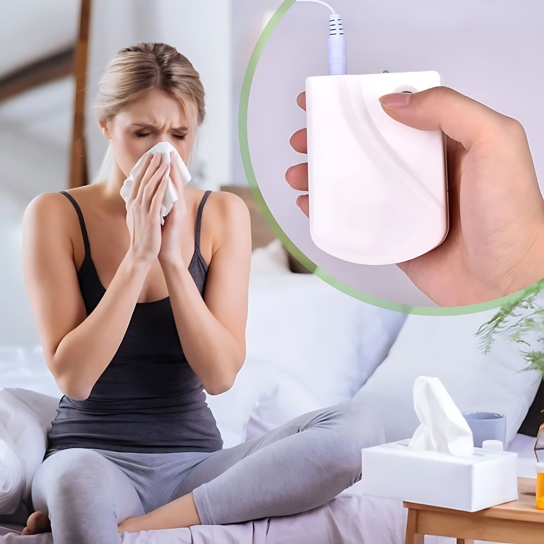ClearNose Infrarød Terapi | Komfortabel og Effektiv - Enhet for Allergisk Rhinitt og Rennende Nese, Lindring for Nesepropp Luvikno