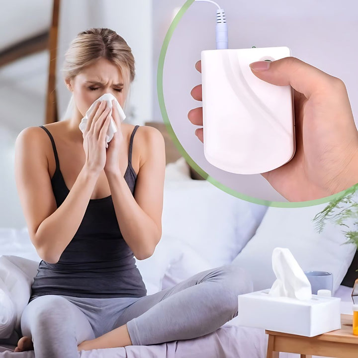 ClearNose Infrarød Terapi | Komfortabel og Effektiv - Enhet for Allergisk Rhinitt og Rennende Nese, Lindring for Nesepropp Luvikno