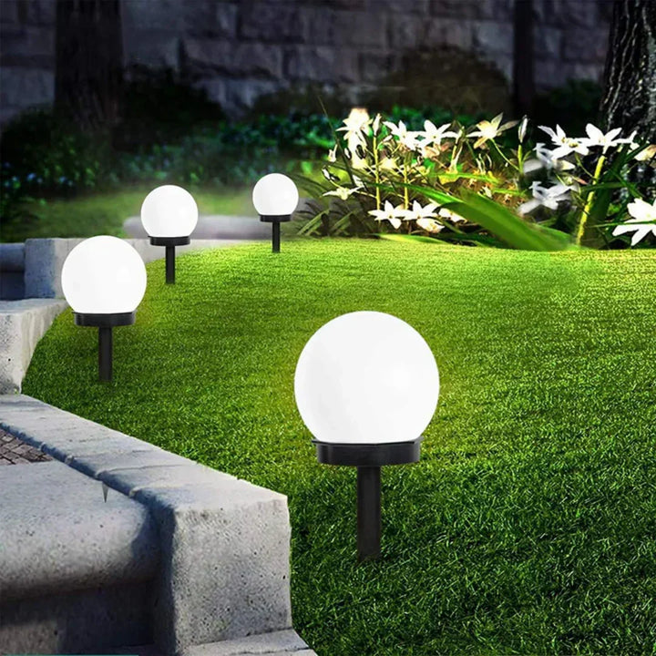 Luvikno | 3-delt sett vanntette LED sollys for hagen