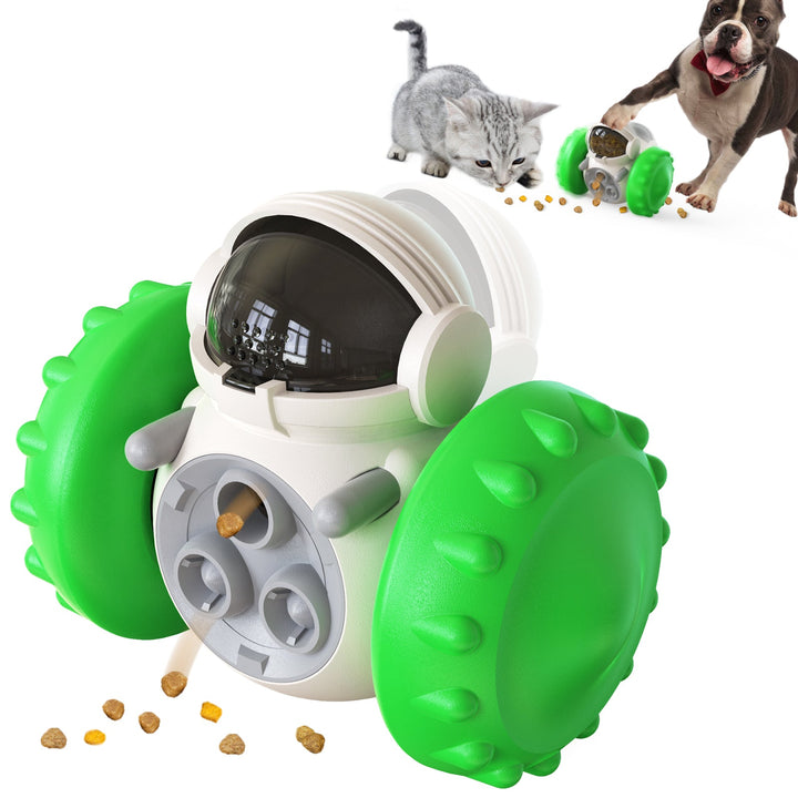 Wobble Food Bil – Balanse & Sakte Fôr Toy for Hunder & Katter Luvikno