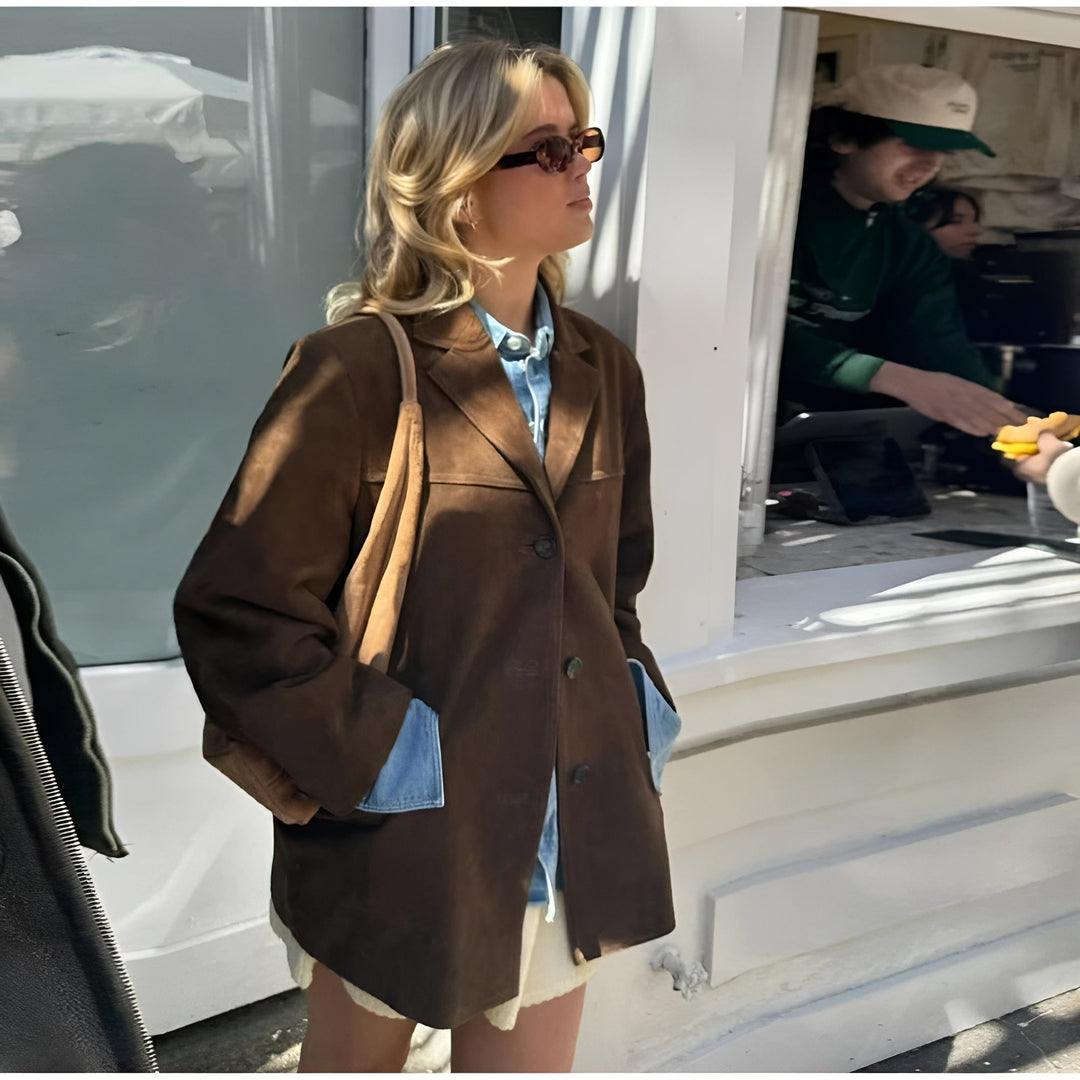 Luvik | Vegetabilsk semsket blazer