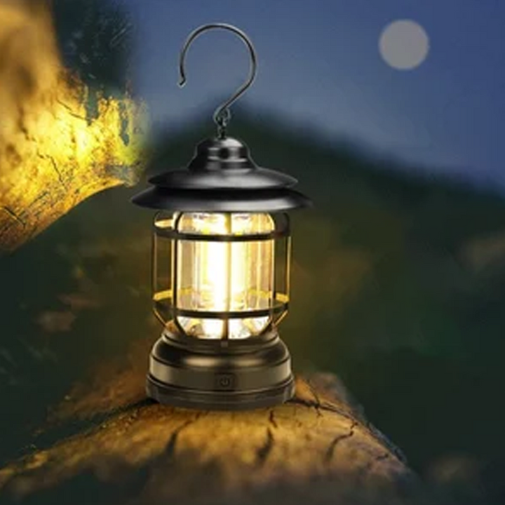 Luvikno | Bærbar Retro Campinglampe