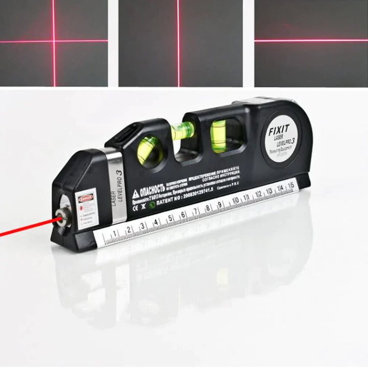 4-i-1 Laser Nivå Målebånd Verktøy | Luvikno