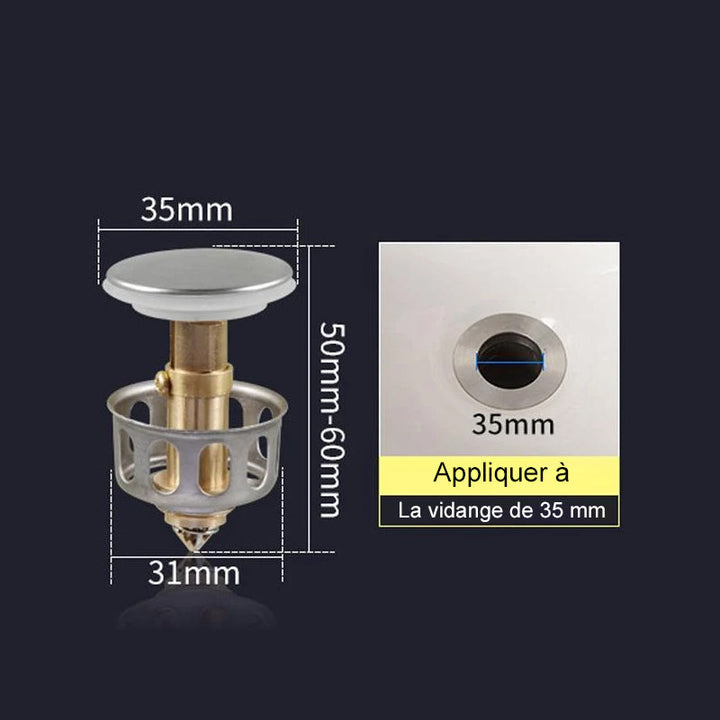 Universal Rebound Drain Filter for Sink | Luvikno